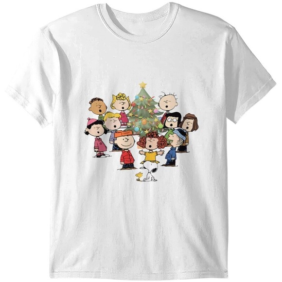 Other - Snoopy Christmas Tree T Shirts Snoopy And Woodstock Christmas Tee